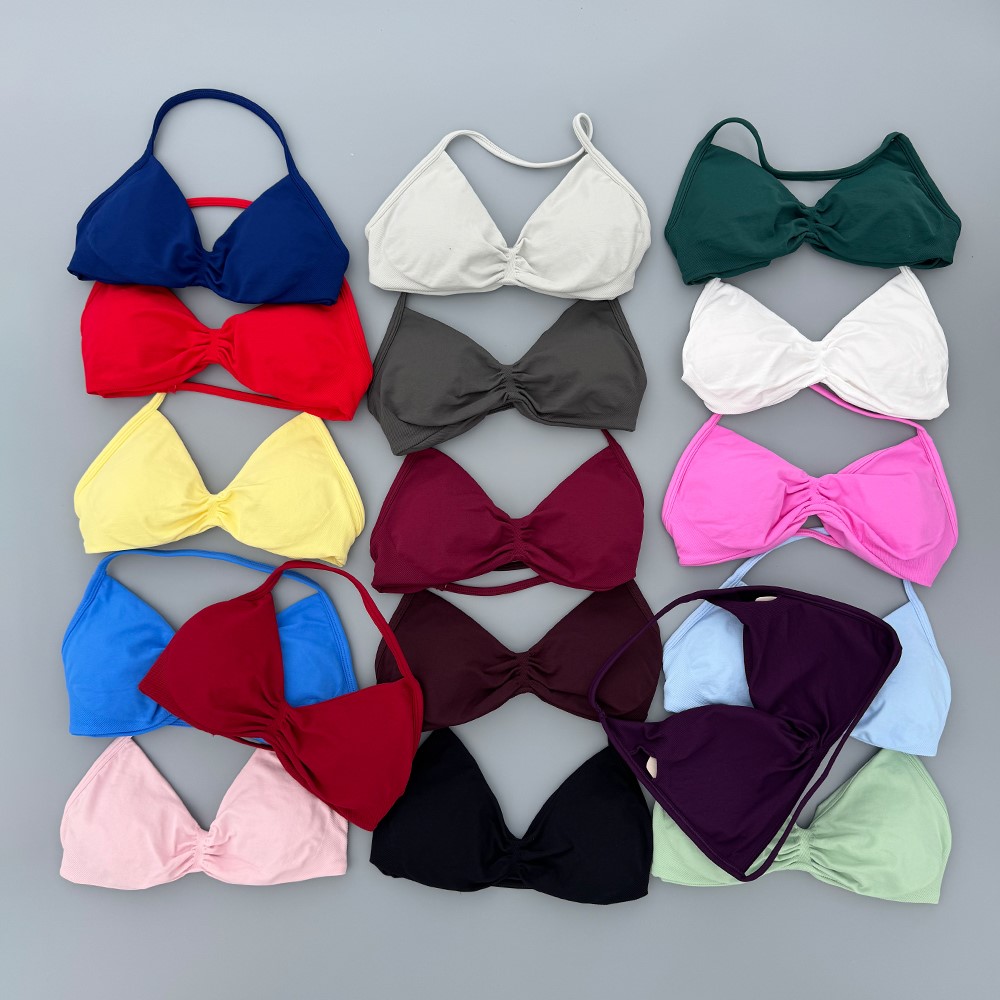 Underwire Bra Padded - Riemen-BH Gym-Top für Damen, hohe Unterstützung,