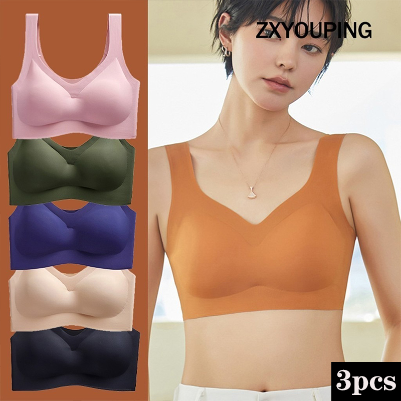Underwire Bra Padded - 3pcs sexy Sport-BH nahtlose BH mit
