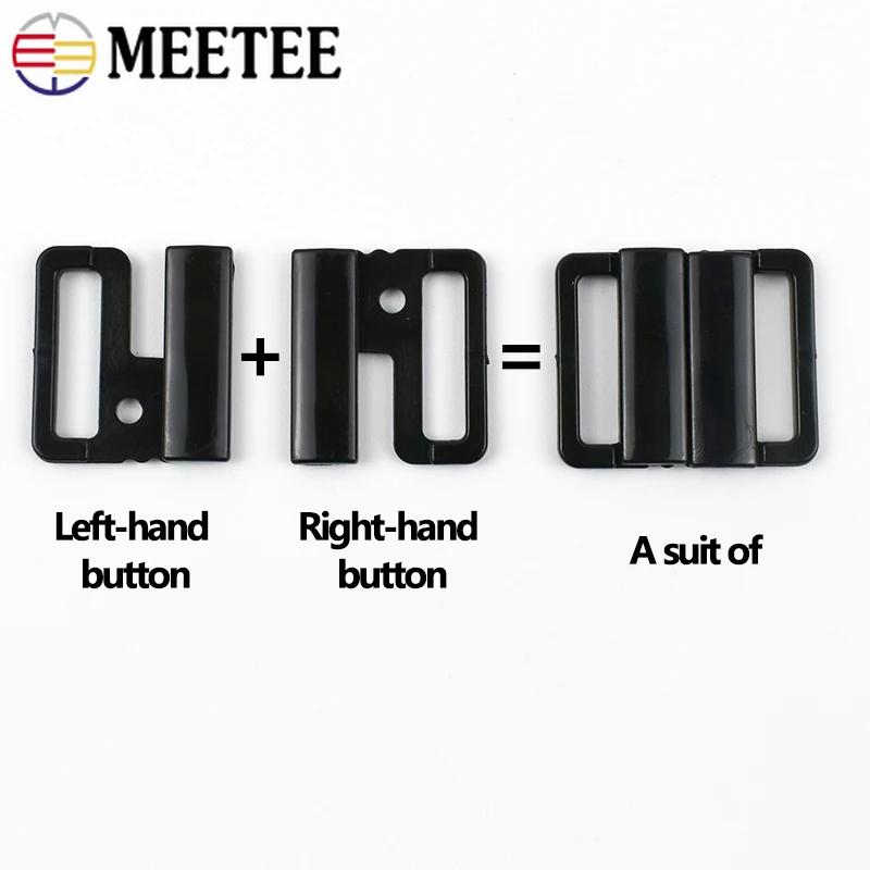 Nursing Bra Clip - 50/100Set 10-25mm Kunststoff Schnalle für BH