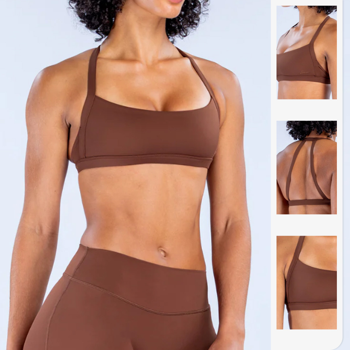 Sports Bra Racerback - Yoga-Sport-BH für Damen, stoßfest, Push-Up, Workout,