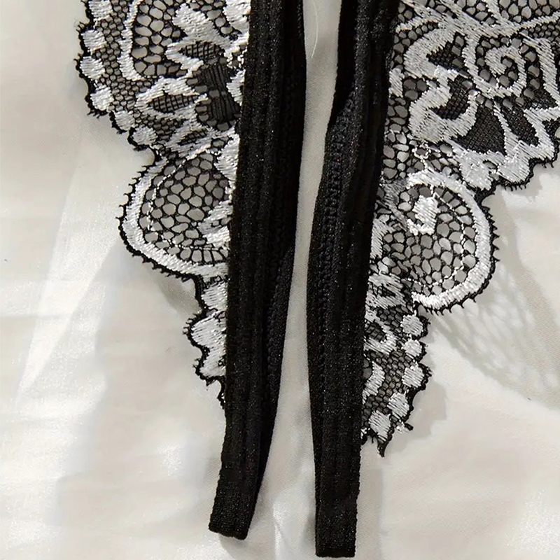 Schwarz Hot Ouvert Sexy Frauen – Lace Bralette Set Bewertung und Preis